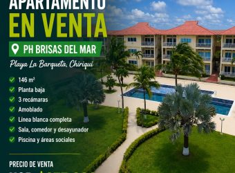Apartamento en Venta – PH Brisas del Mar, Playa La Barqueta